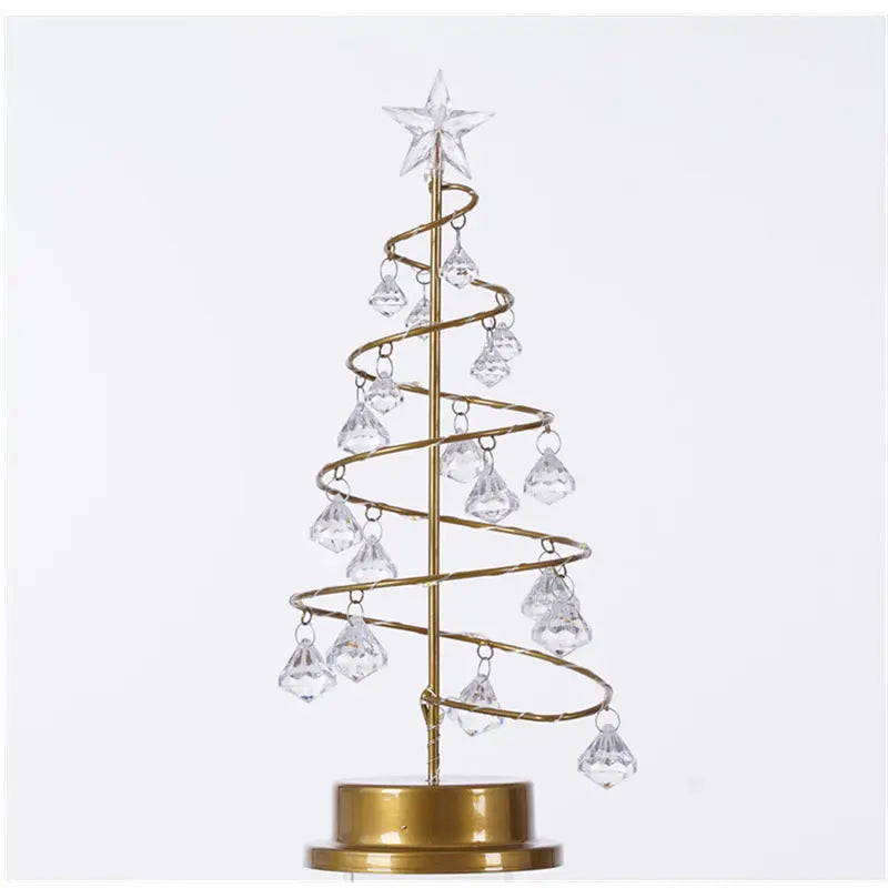 Crystal Christmas Tree Led Lights Indoor Decoration Fairy Lights Bedroom String Lights g8central.com
