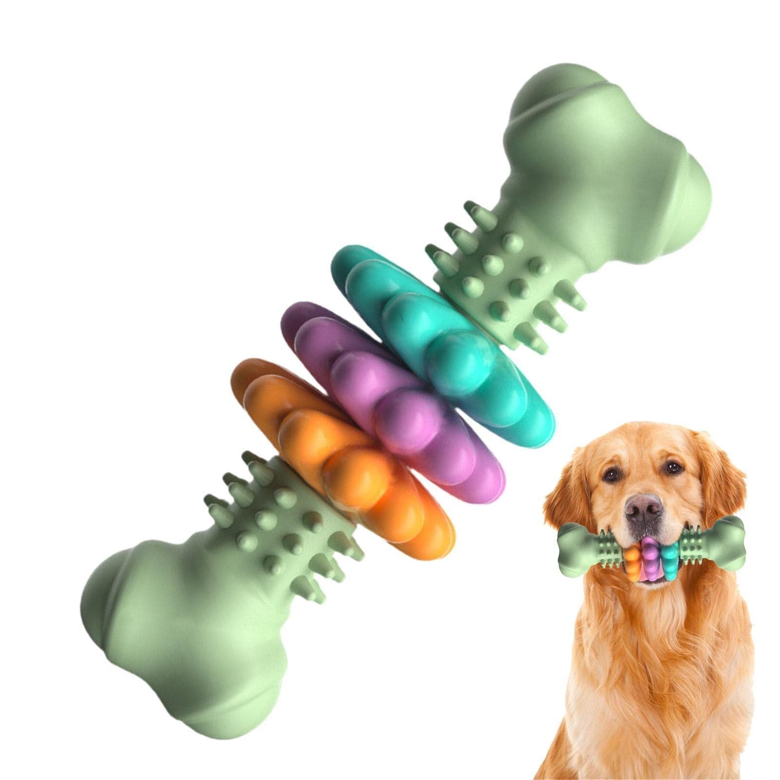 Indestructible Bone Chewing Bite Resistant Toy for Dogs Blue