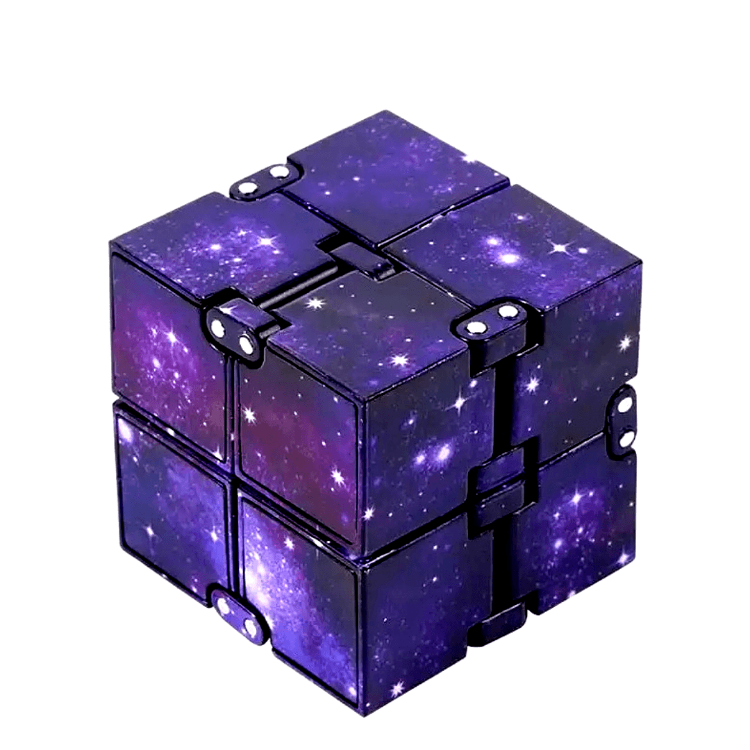Magic Infinity Cube Stress Fidget Sensory Toys Autism Anxiety Relief Kids Gift Fidget Toy Autism Anti Stress Relief Creative Infinite Cube Magic Cube Office Flip Cubic Puzzle