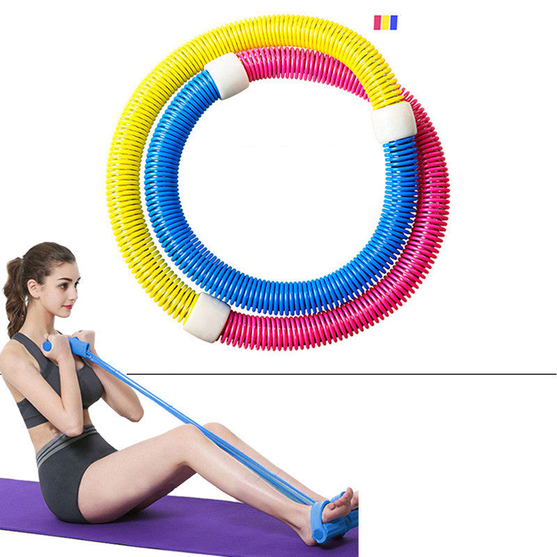 Soft Weighted Fitness Hoop for Home Workouts
