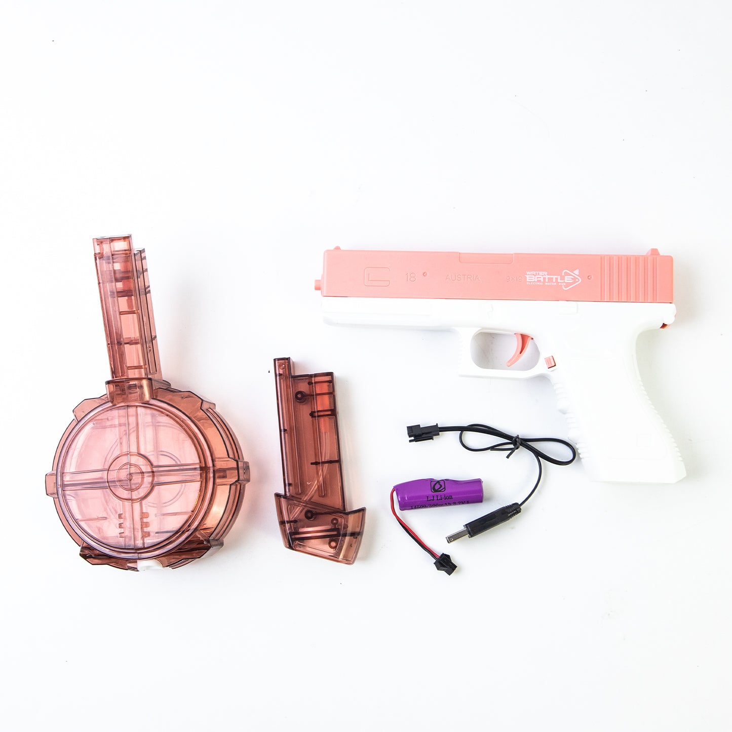 Glock Electric Water Toy Spray Blaster: Airsoft Summer Toys for Swimming Pool Games