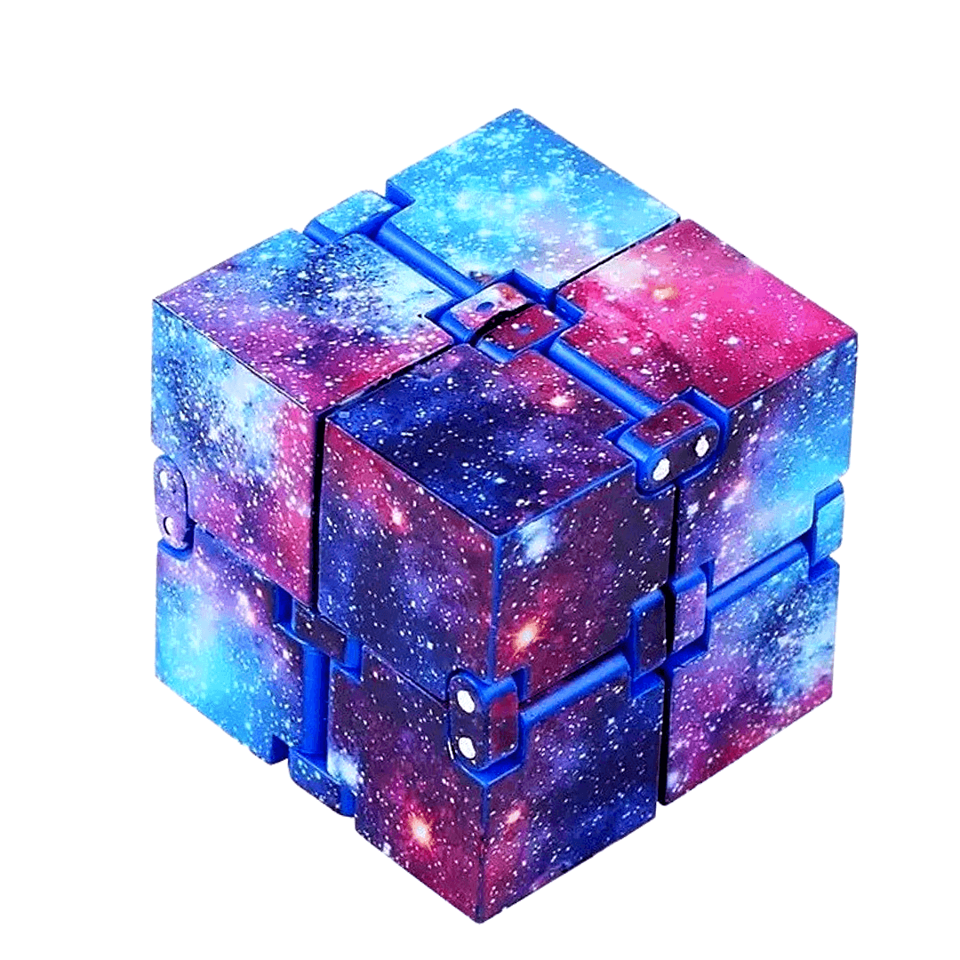 Magic Infinity Cube Stress Fidget Sensory Toys Autism Anxiety Relief Kids Gift Fidget Toy Autism Anti Stress Relief Creative Infinite Cube Magic Cube Office Flip Cubic Puzzle