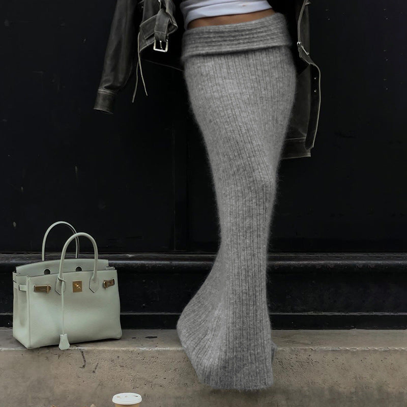 Off-Shoulder Slouchy Knit Sweater