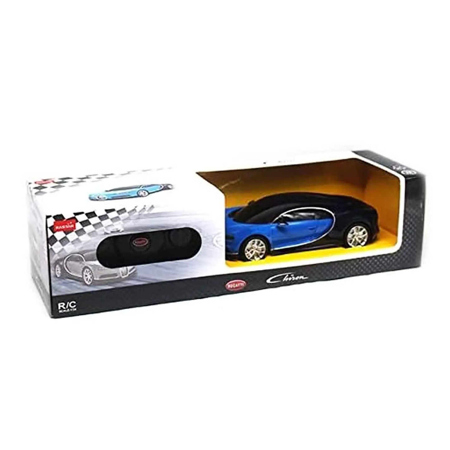 Toy Model Car 1/24 Scale Bugatti Chiron with Remote Control | BLUE G8Central