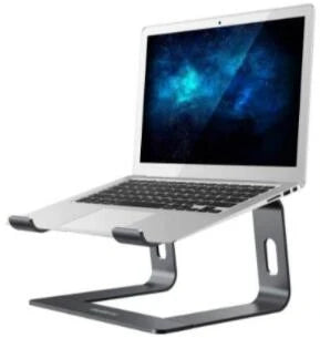 💻📐 Jomaa Ergonomic Aluminum Laptop Stand – Detachable Riser