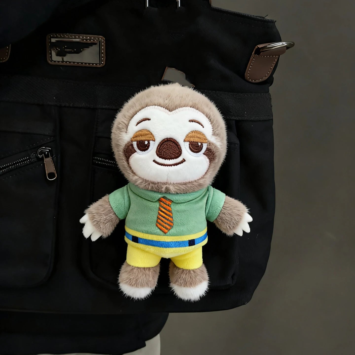 🦊🐰🦥🐆 Cute Animal Plush Doll Keychain Pendant ✨ | Fox, Rabbit, Sloth & Leopard Mini Plush Toys 🔑 | Officer Judy Style Bag Charm Gift