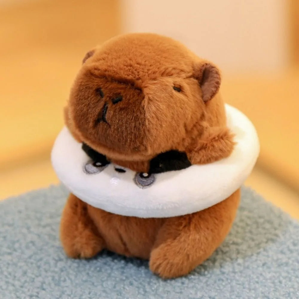 π¦«πͺ½ Cute Capybara Plush Toy β Fluffy Anime Stuffed Animal with Hoodie & Wings | Small Simulation Doll Gift