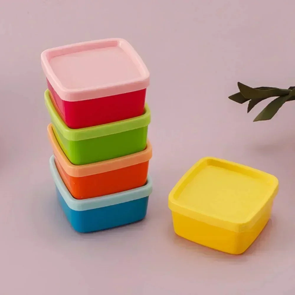 🥫✨ 5pcs Mini Squeeze Condiment Bottles | Portable Plastic Sauce Containers 🍅 | Lunch Box Ketchup, Salad Dressing & Sauce Bottles