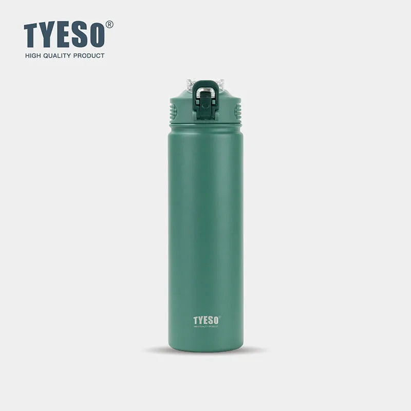 TYESO Thermos Bottle 600ML / 750ML โ Stainless Steel Insulated Straw Water Bottle ๐งโจ