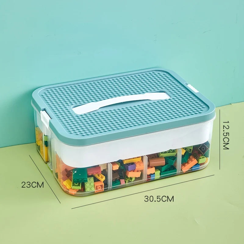🧱✨ Kids Building Block Storage Box | 1 / 2 / 3 Layer Adjustable Toy Organizer 📦 | Classified Sundries Container for Small Toys & Accessories