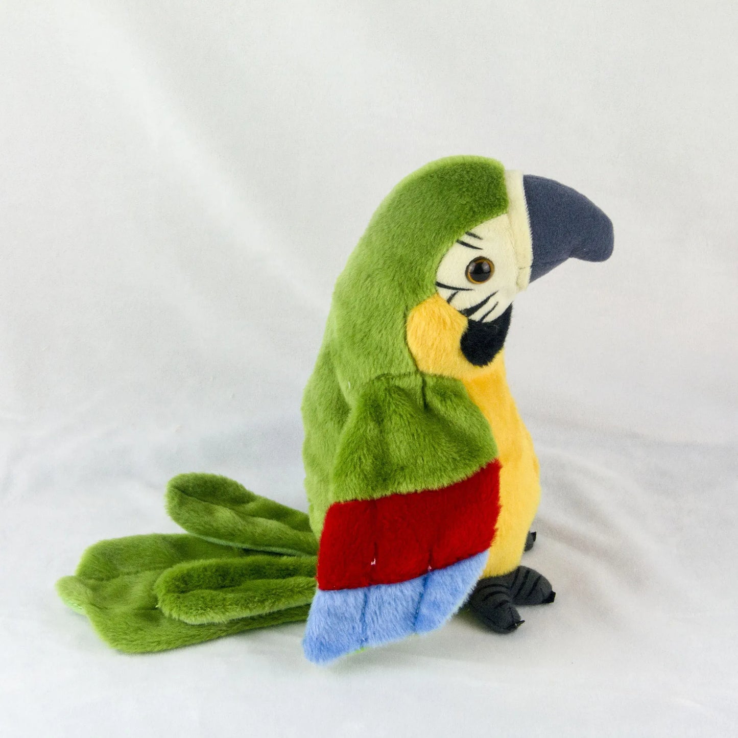 π¦π¬ Talking Macaw Parrot Plush Toy β Voice Repeating Electronic Stuffed Bird with Animated Movement