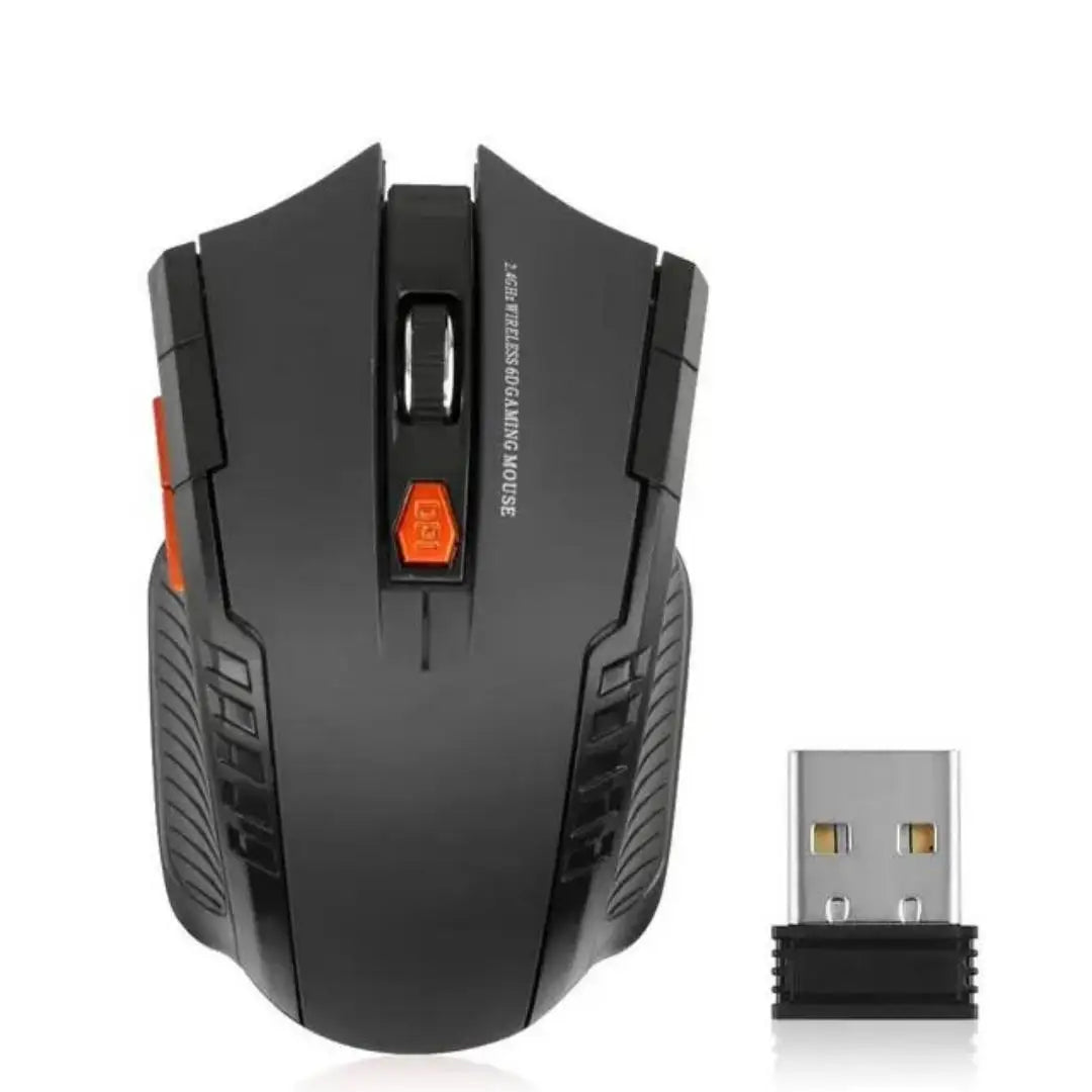 🖱️⚡ 2.4G Wireless Mouse 1600DPI – 6 Button Optical Gamer Mouse