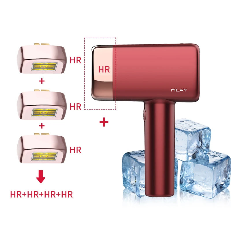 ✨ MLAY T14 IPL Hair Removal Device | ICE Cool Laser Epilator 3-in-1 ❄️ | 500,000 Flashes Permanent Hair Reduction for Body & Face