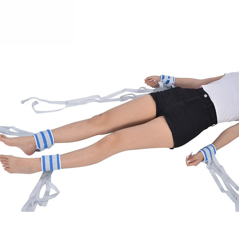 🩺✨ Medical Limb Restraint Straps 4pcs/Set | Upper & Lower Limb Hand & Foot Tie-Down Belts 🛏️ | Elderly & Bedridden Patient Care Support