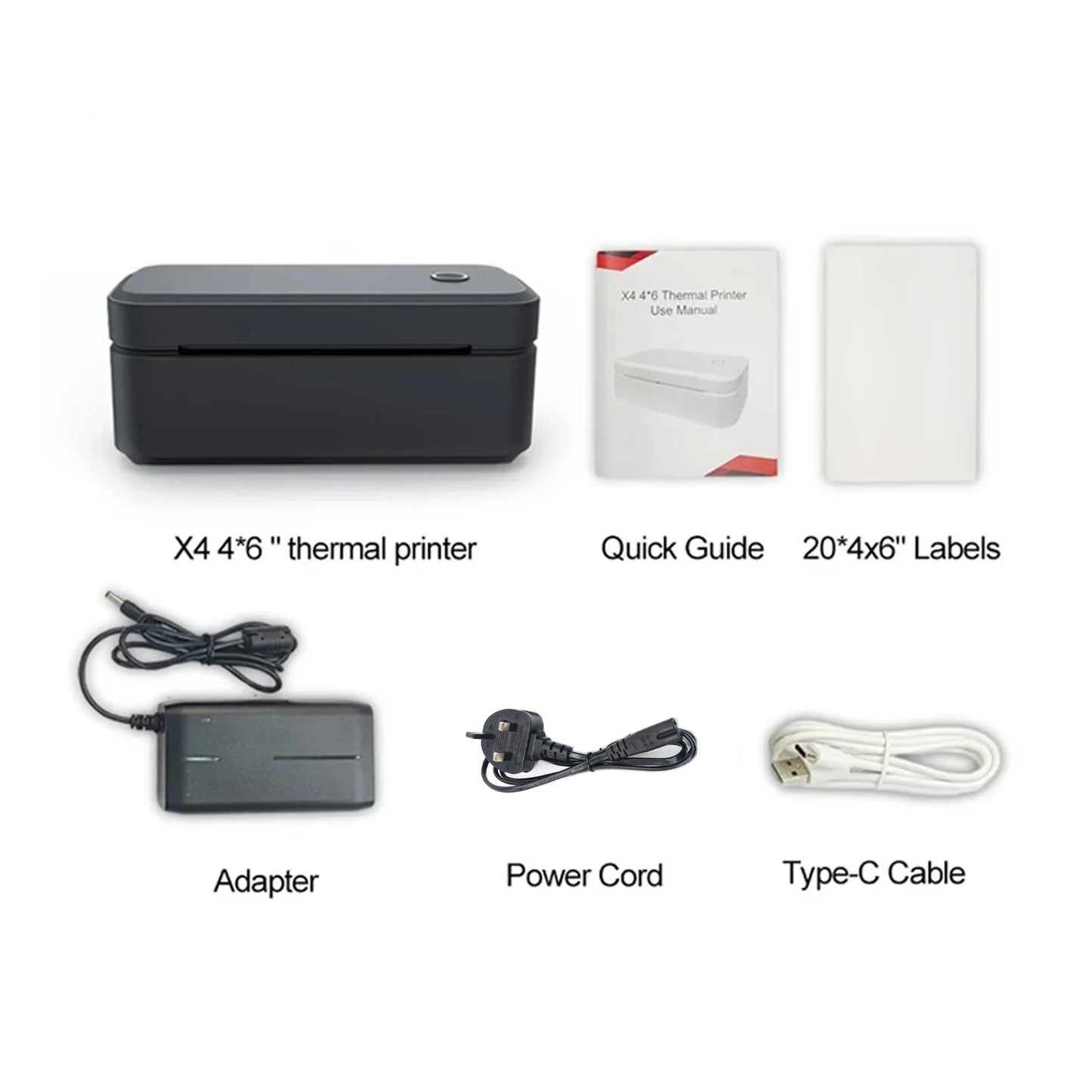 🏷️📦 Marklife X4 Thermal Label Printer – 4x6 Bluetooth Shipping Printer