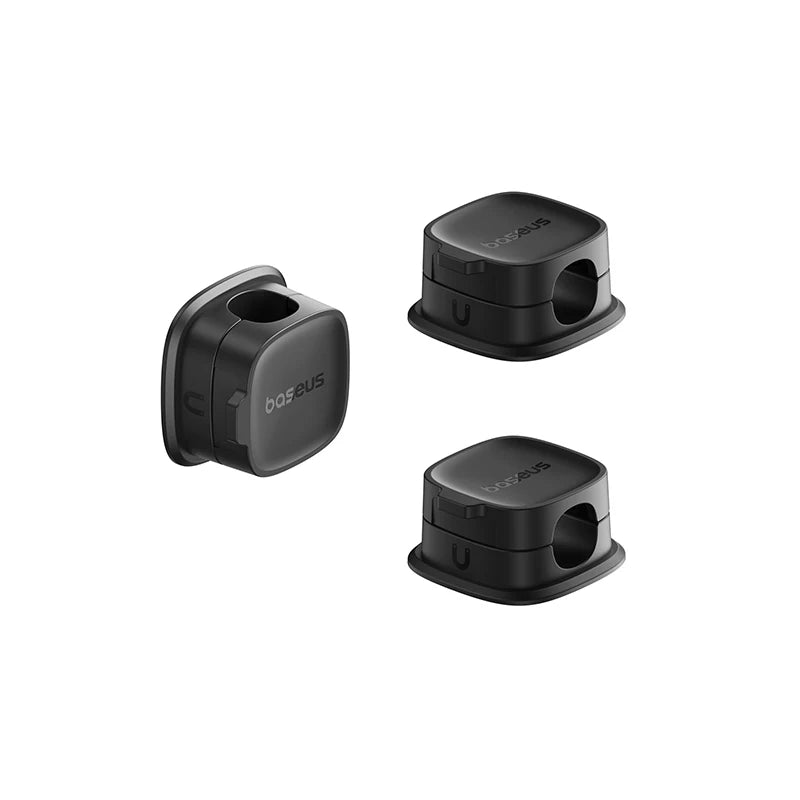 ๐งฒ๐ Baseus Magnetic Cable Organizer Holder โ Adjustable Under Desk Clip