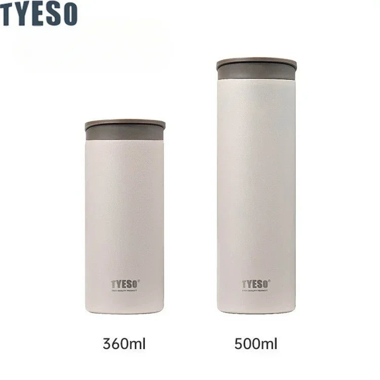 TYESO Vacuum Flask Stainless Steel – Leakproof Insulated Travel Mug Coffee Cup ☕✨