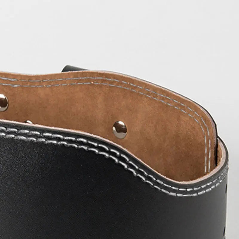 Professional Leather Squat Belt 🏋️ | Durable Back Support for Heavy Lifts 🦾✨