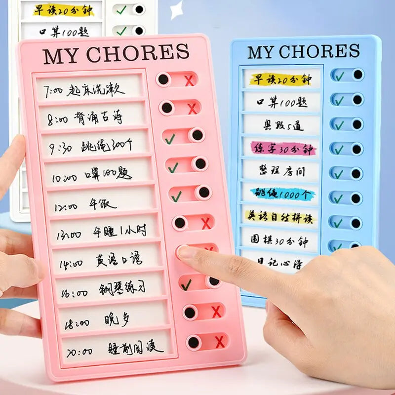 Reusable To Do List Plastic Memo Board Daily Weekly Monthly Planner G8Central.com