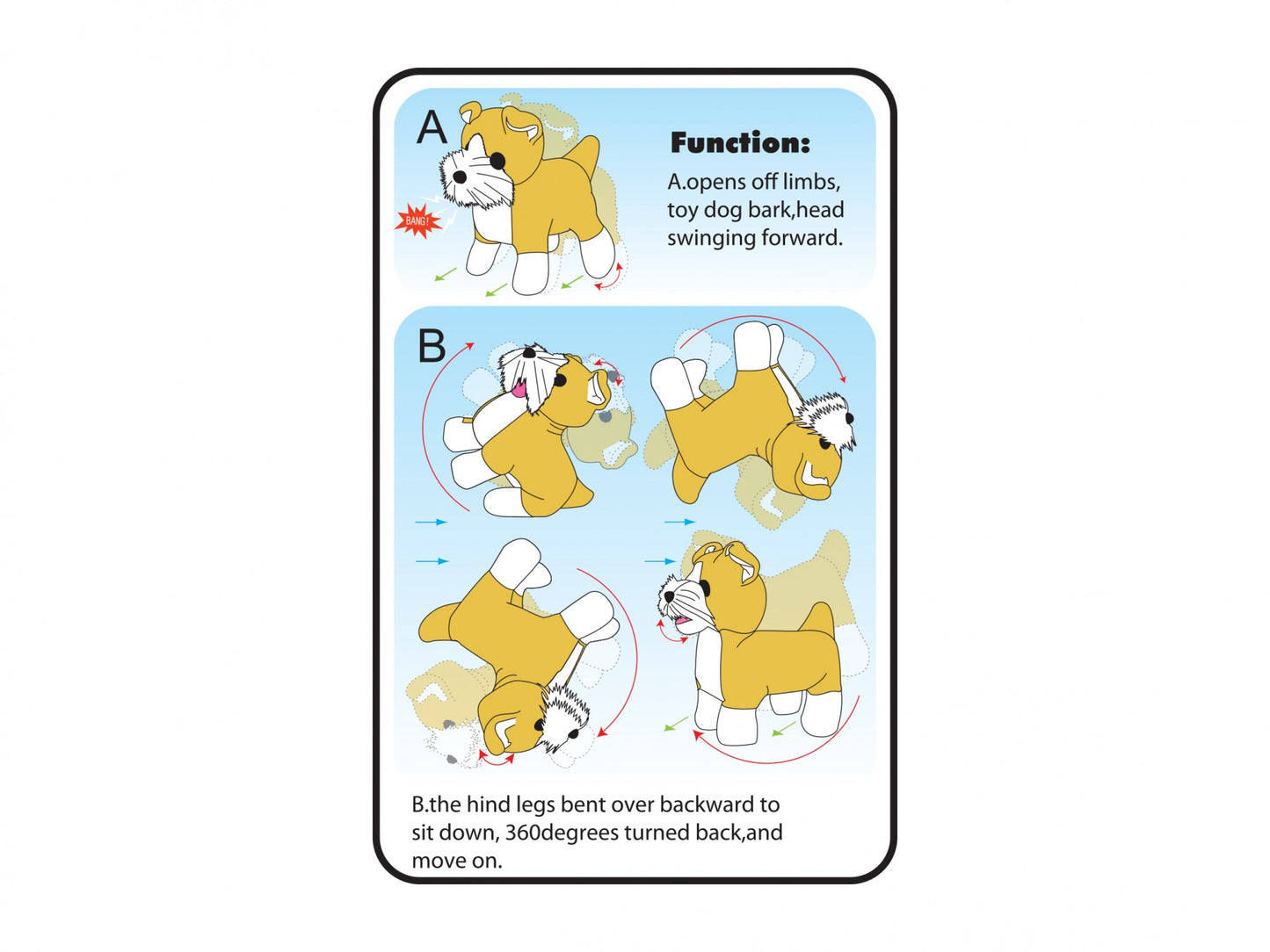 Adorable Little Puppy Barks, Sits, Walk, And Flips