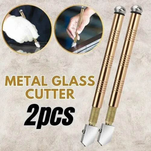 2Pcs Professional Glass Cutter Metal Carbide Precision Anti-Skid Cutting Tools g8central.com