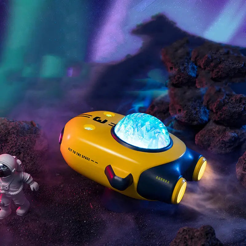 Creative Spaceship Projection Lamp Bedroom Atmosphere Galaxy Projector g8central.com