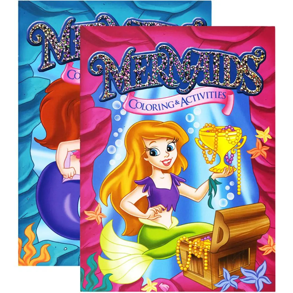 Coloring & Activity Book FOIL & EMBOSSED | Mermaid G8Central