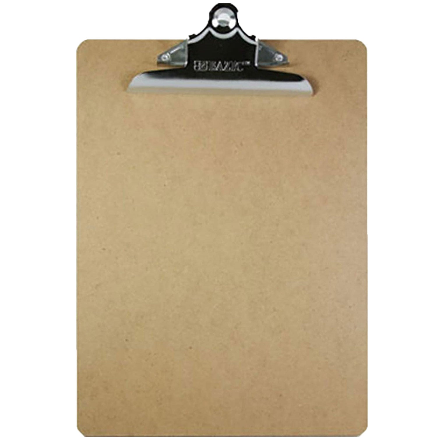 Standard Size Vintage Hardboard Clipboard w/ Low Profile Clip 24 Packs