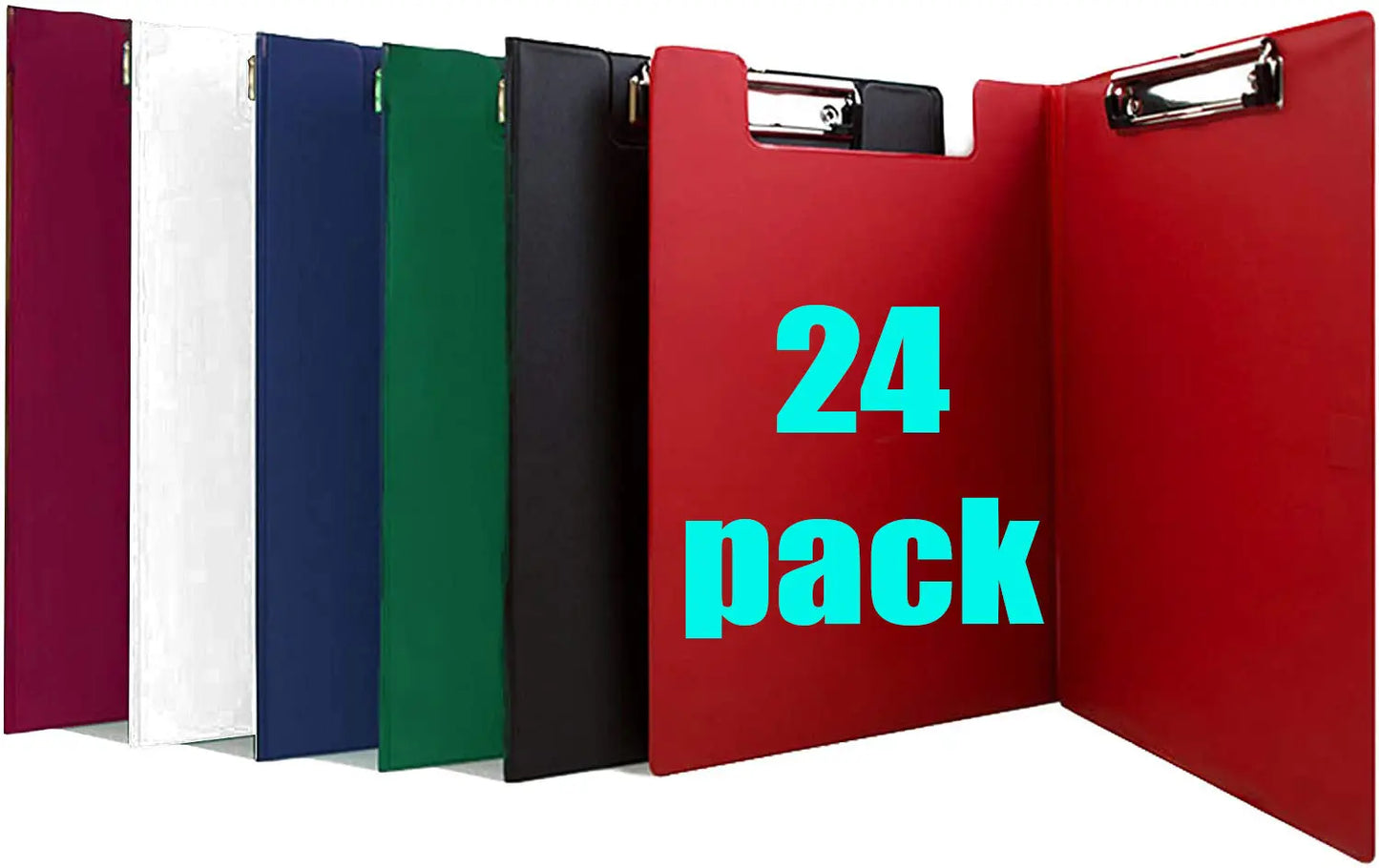 Clip Folder (PVC) w/ Low Profile Clip, A4 Letter Size, 6 Colors G8Central