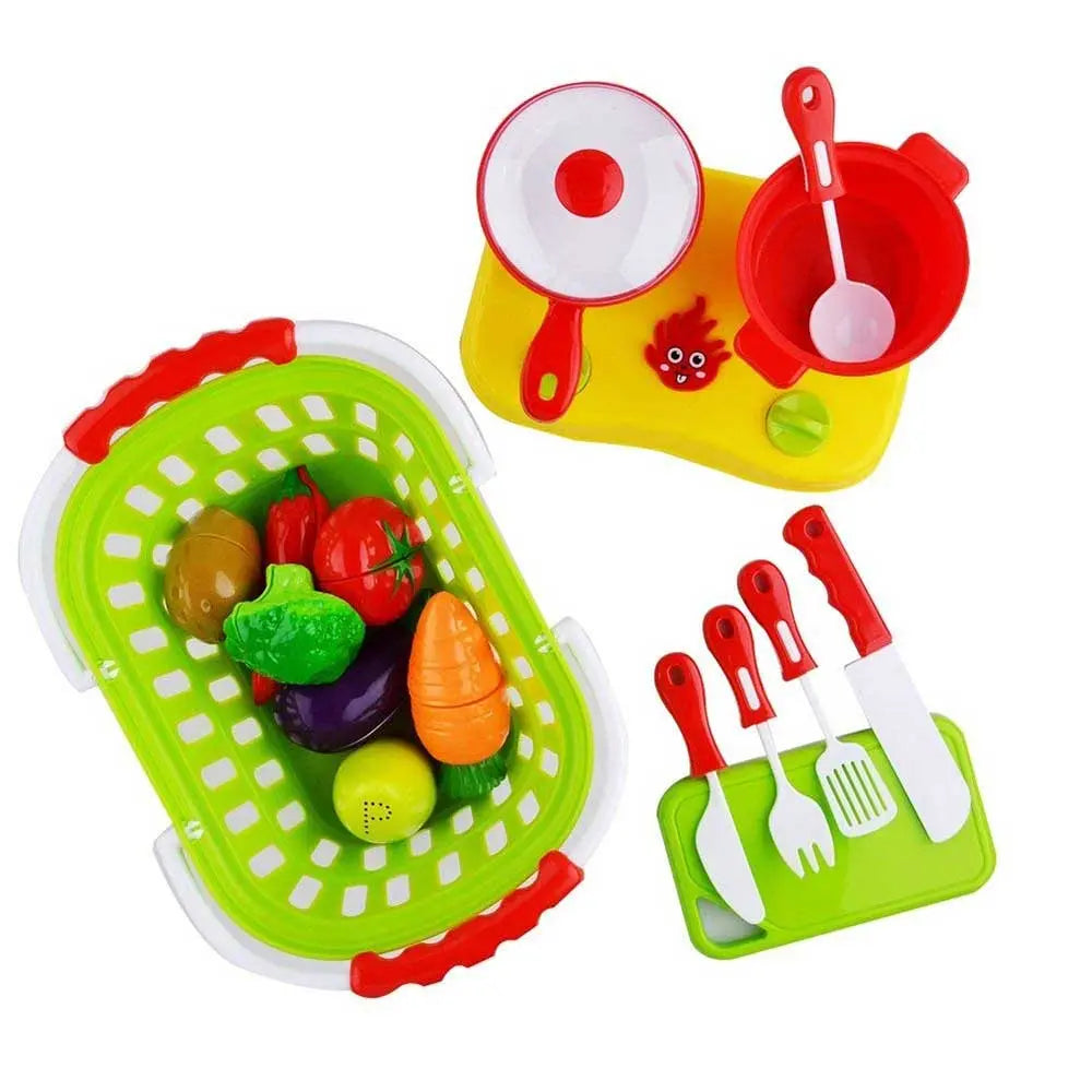 Pretend Play Food Vegetable Basket G8Central