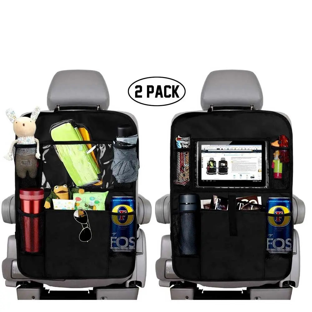 Backseat Car Organizer With 5 Storage Pockets And Tablet Holder G8Central