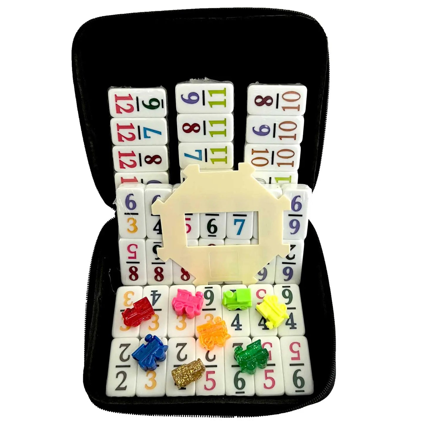 Travel Size Double 12 Mexican Train Domino Set G8Central
