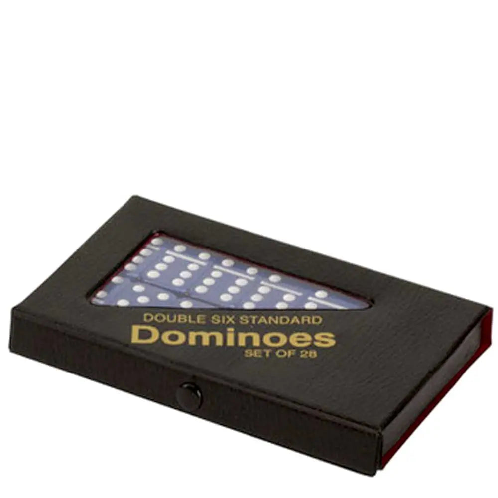Double 6 Standard Dominoes Vinyl Case | Blue G8Central