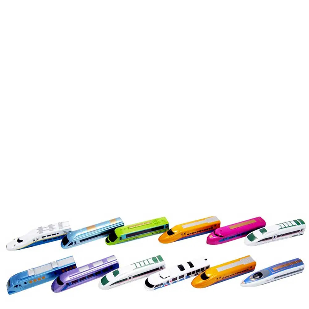 Pull Back Toy Trains, Set Of 12 G8Central