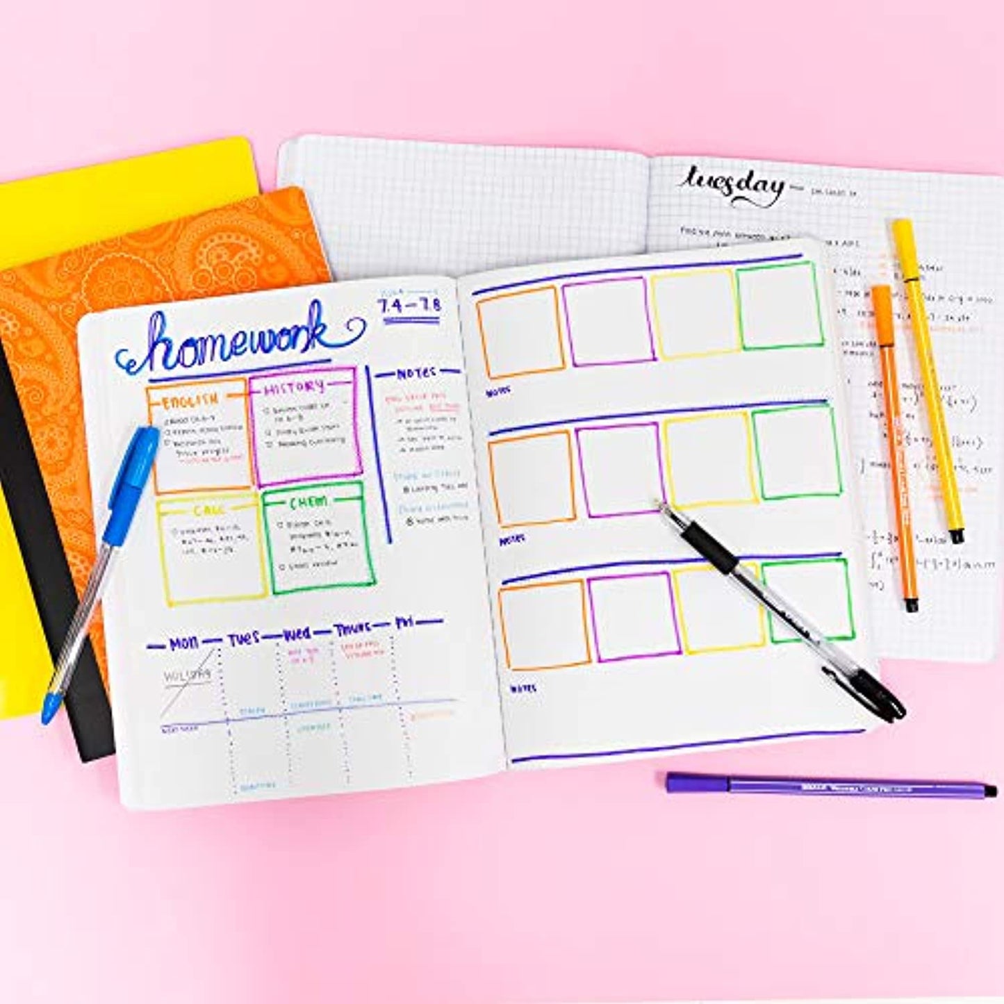 BAZIC Unruled 100 Sheet Black Marble Composition Book, Blank Journal Draw Comp Books Paper Notebook, Classic Black Marble Cover, for Office Student Class, 4-Pack.