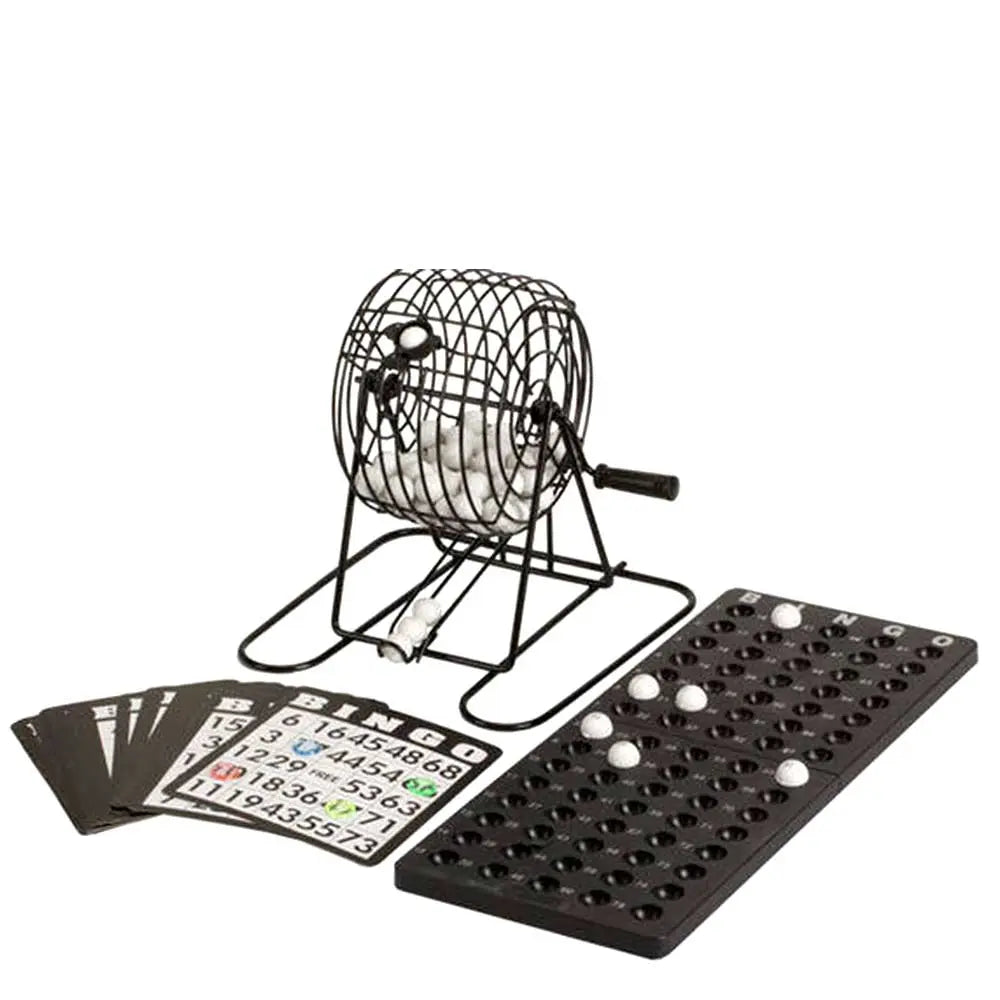 6" Black Bingo Set G8Central