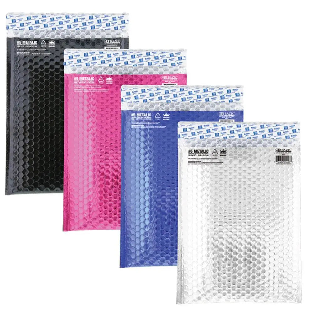 Metallic Glamour Bubble Mailers Padded | Assorted Color G8Central