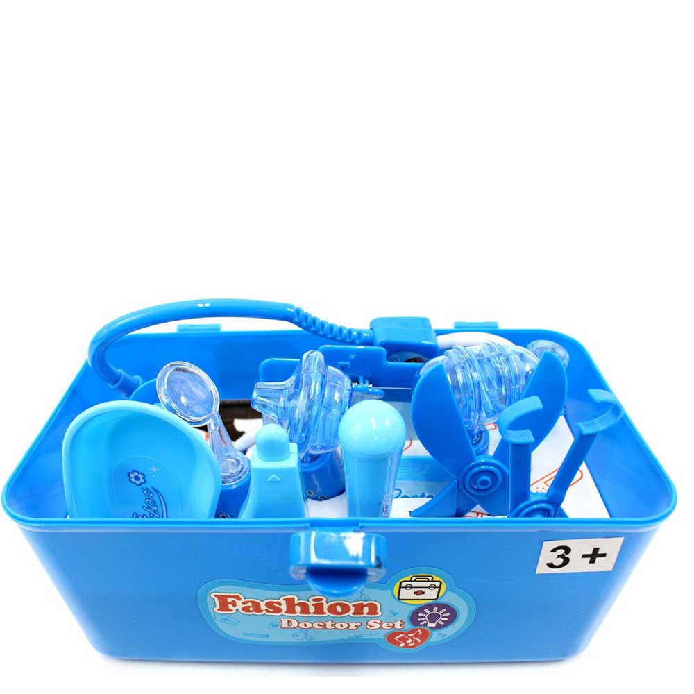 Medical Box Doctor Nurse Medical Kit Playset | Blue