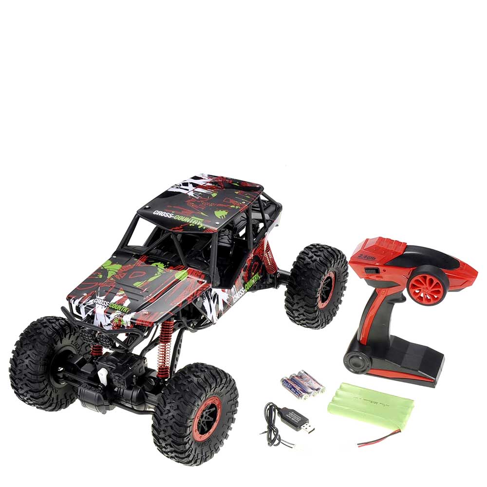 1:10 RC 2.4g 4WD Rally Rock Crawler Car - Red - G8 Central