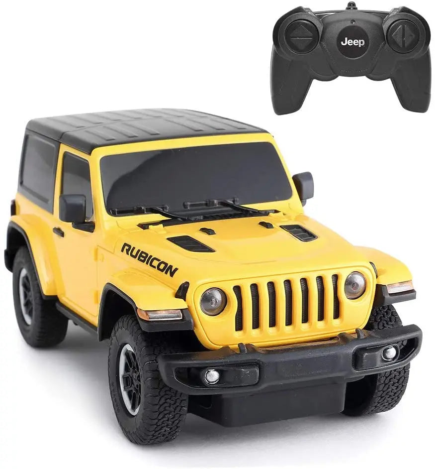🔥🚙 Toys RC Jeep Wrangler – Remote Control Off‑Road Truck | RED 1:14 & YELLOW 1:24 Scale | LED Lights, 4‑Wheel Suspension, 2.4GHz G8Central