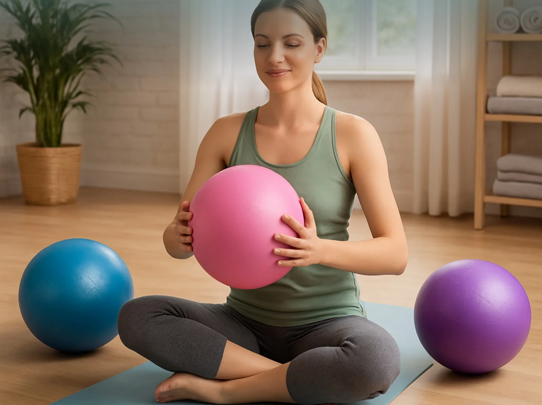 🧘‍♀️ Mini Anti-Burst Yoga & Pilates Balance Ball: Core Strength, Balance & Whole-Body Wellness Made Simple