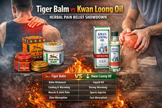Tiger Balm vs Kwan Loong Oil: Best Herbal Muscle Pain Relief