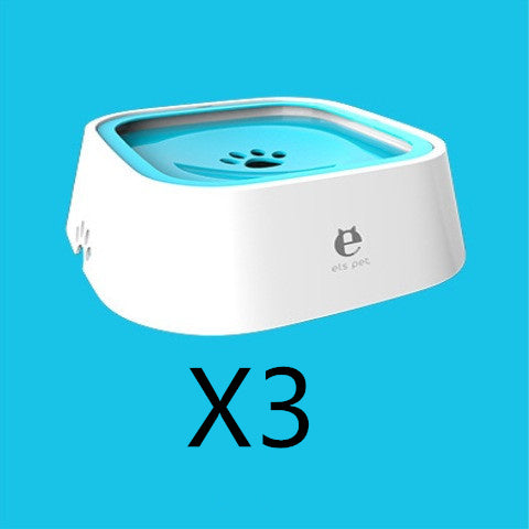 1.58 qt. Cat Dog Water Bowl Carried Floating Bowl Anti-Overflow Slow Water Feeder Dispenser Pet Fountain ABS&PP Dog Supplies