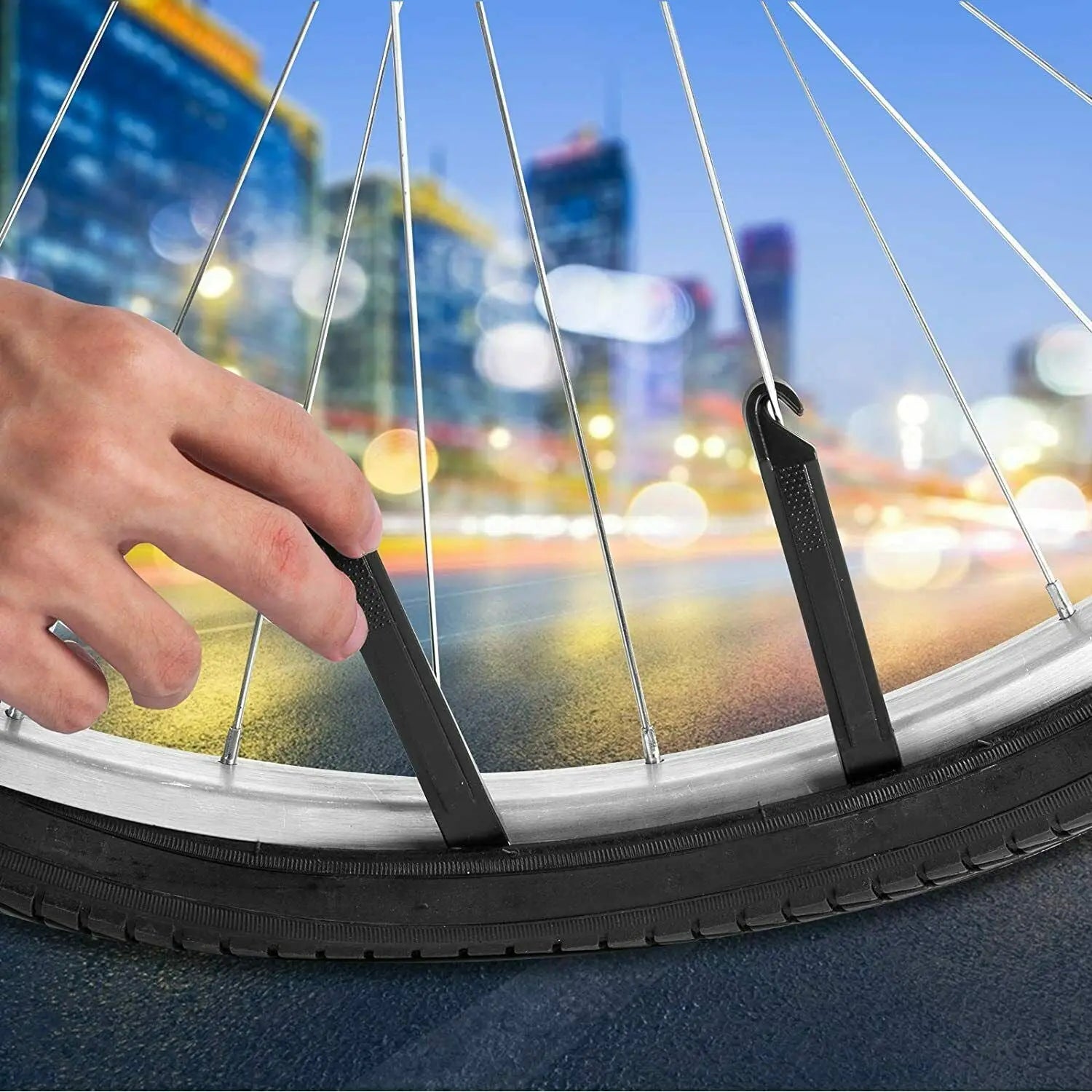 Bike Patch Kit Bicycle Tire Repair Inner Tube Fix Puncture Glue Patches Tool Set g8central.com