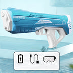 💦⚡ Automatic Water Feeding Electric Water Gun – Rechargeable Children’s Water Blaster Toy for Summer Outdoor Fun