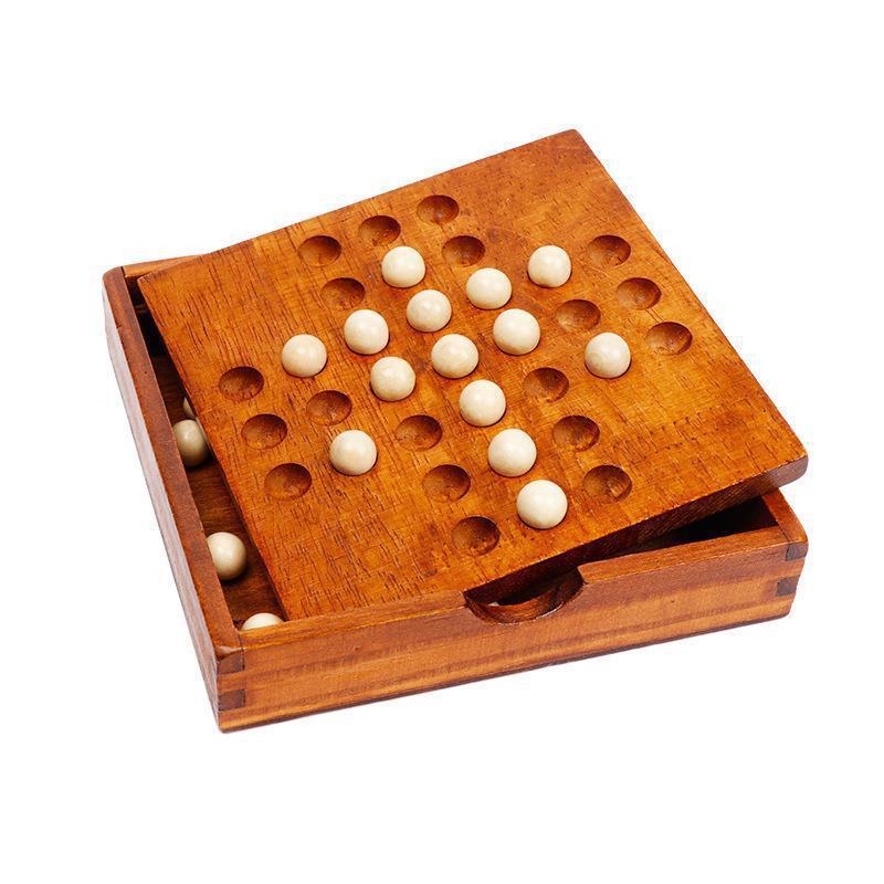 Wooden Shut The Box Game – Classic 2-4 Player Family Board Game, Party Fun, 8.6 x 8.6 in 🛍️