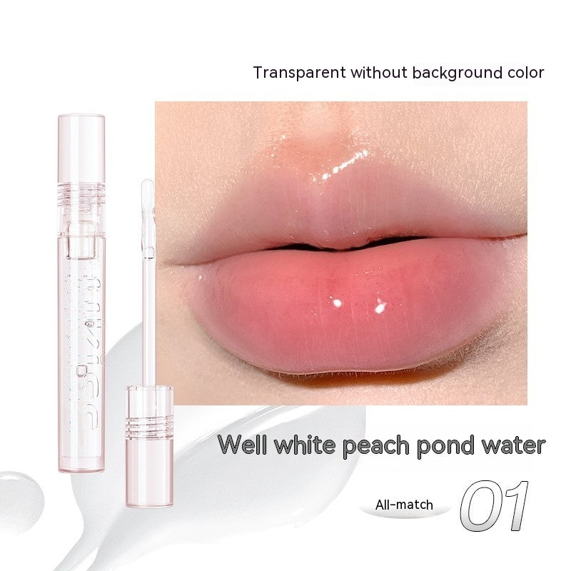 Transparent Lip Gloss Moisturizing Lipstick – Hydrating Clear Gloss for Shiny Lips 💄✨