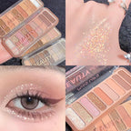 9 Color Daily Eyeshadow Palette – Natural Matte & Shimmer Eye Makeup ✨