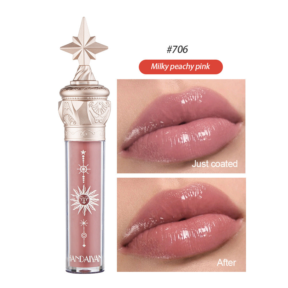 Lip Gloss Lipstick Mirror Lip Glaze – Glossy Hydrating Lip Color for Shiny Lips 💄✨