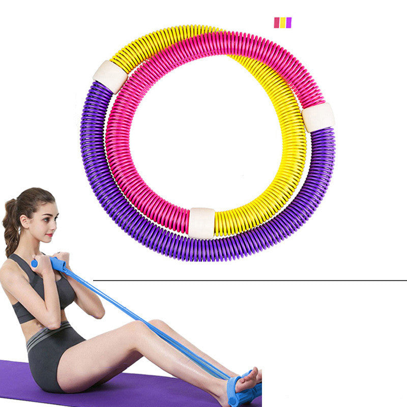Soft Weighted Fitness Hoop for Home Workouts